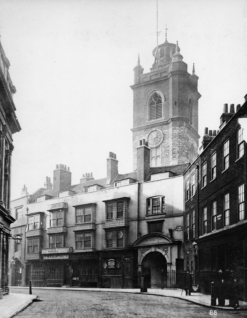 St. Giles, Cripplegate, ca. 1884 af Henry Dixon