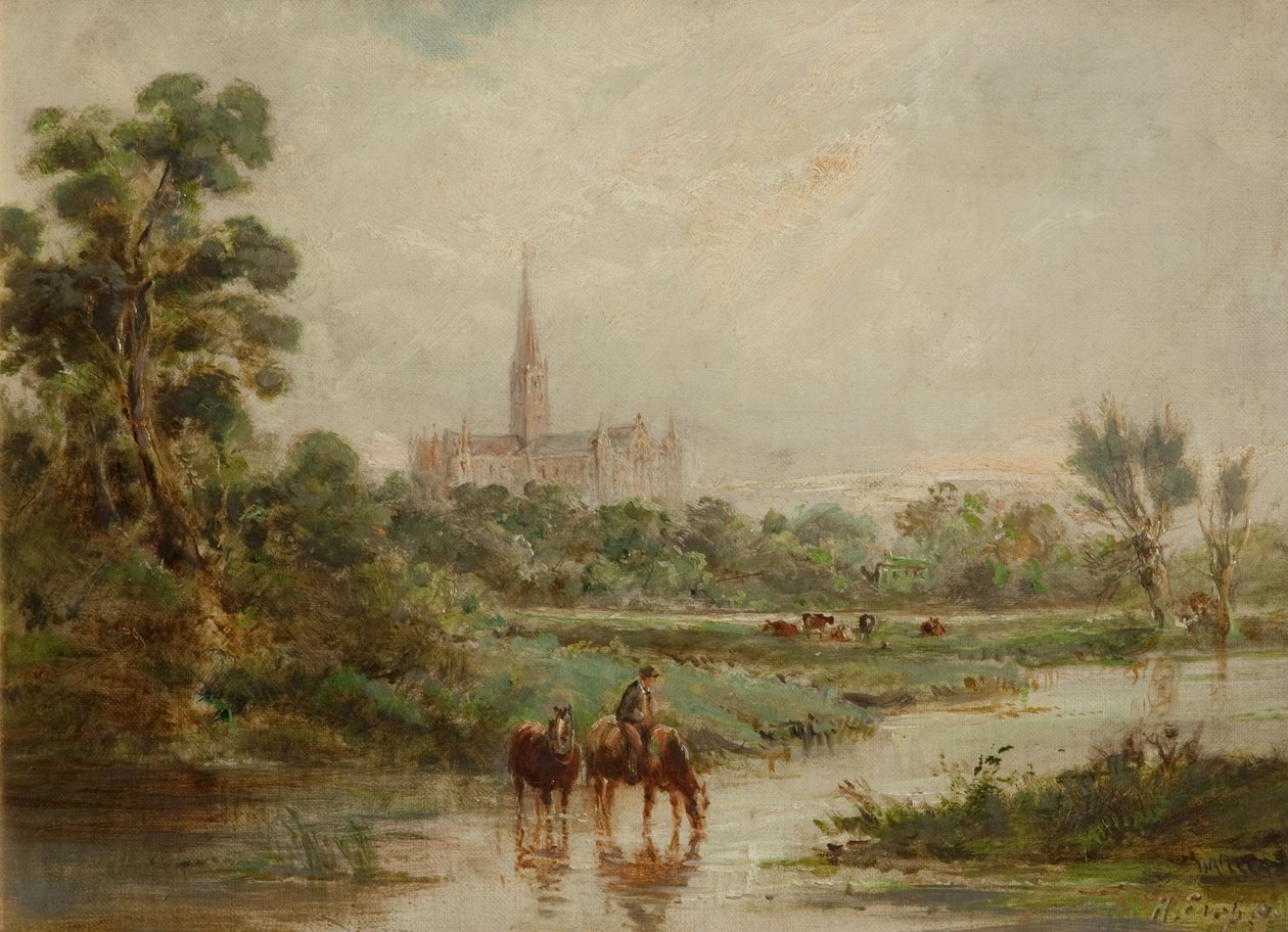 Salisbury katedral af Henry Earp