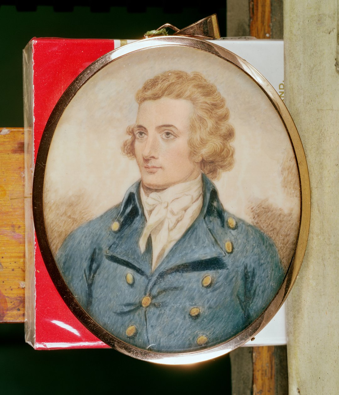Portræt af Mungo Park (1774-1806) ca. 1797 (wc og kropsfarve på elfenben) af Henry Edridge
