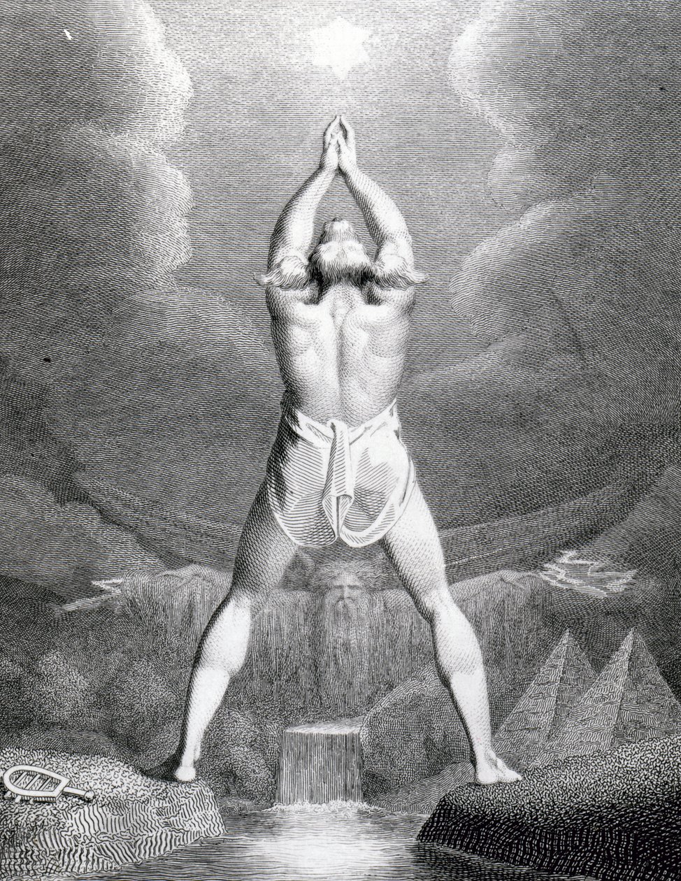 Befrugtning af Egypten, indgraveret af William Blake, 1791 af Johann Heinrich Füssli