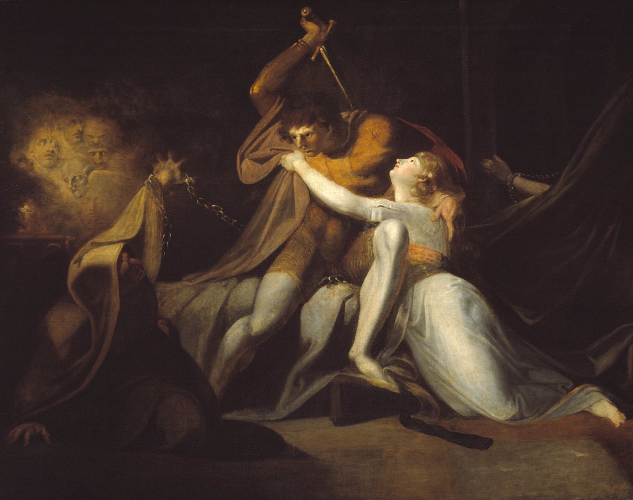 Percival leverer Belisane fra fortryllelsen i Urma af Johann Heinrich Füssli