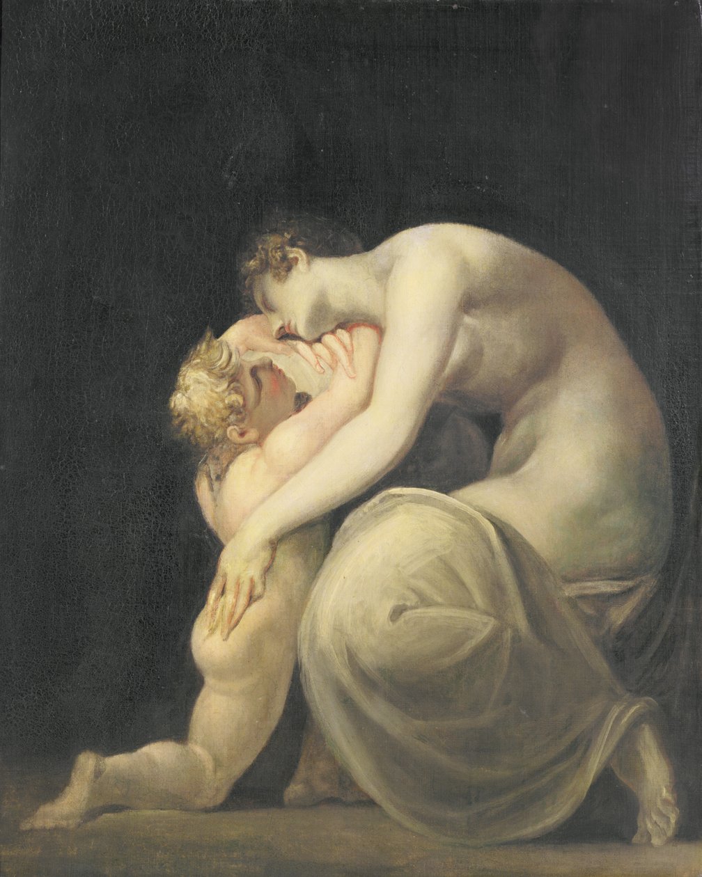 Tekemessa og Eurysakes, ca. 1800-10 af Johann Heinrich Füssli