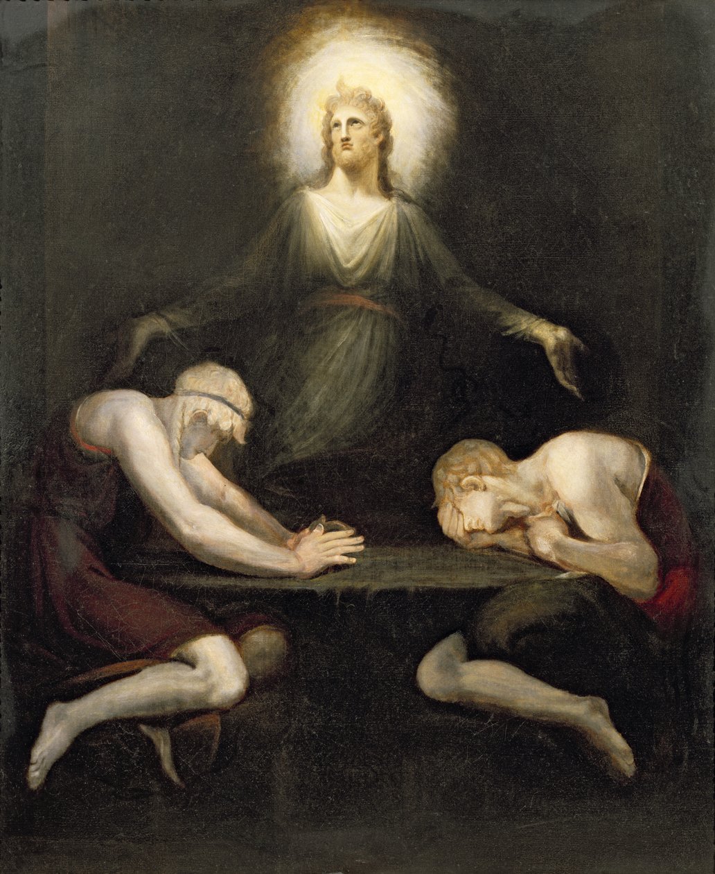 Kristi tilsynekomst i Emmaus, 1792 af Johann Heinrich Füssli