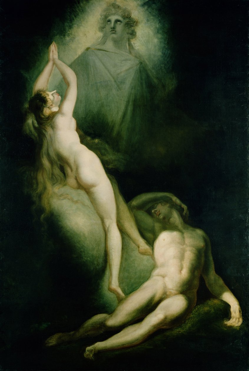 Evas skabelse, 1791-93 af Johann Heinrich Füssli
