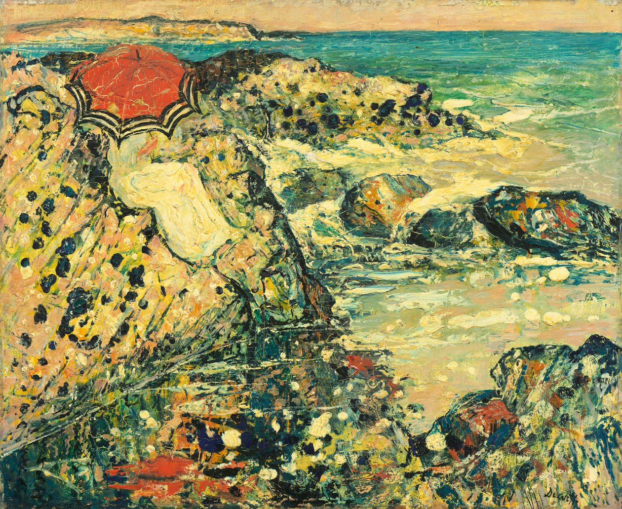 Flecks of Foam, ca. 1911-12 (olie på træ) af Henry Golden Dearth