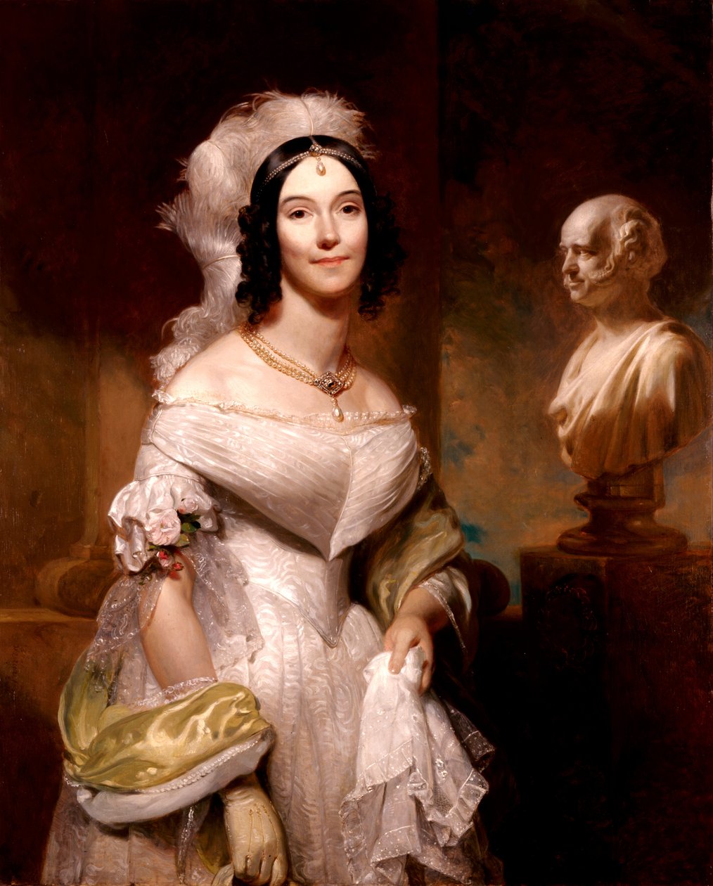 Angelica Singleton Van Buren (fru Abraham Van Buren) af Henry Inman