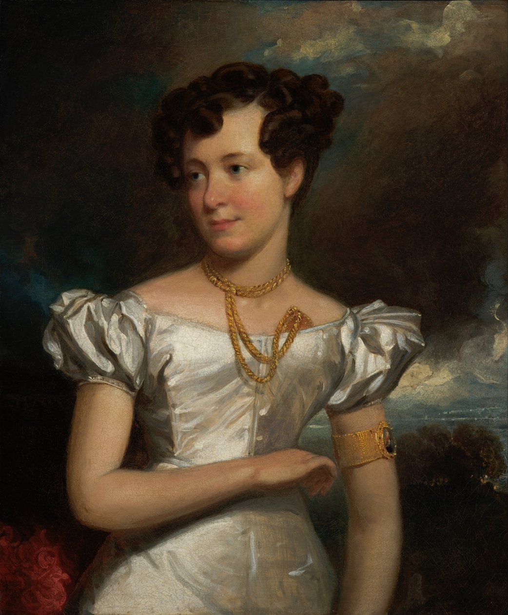 Portræt af Clara Fisher af Henry Inman