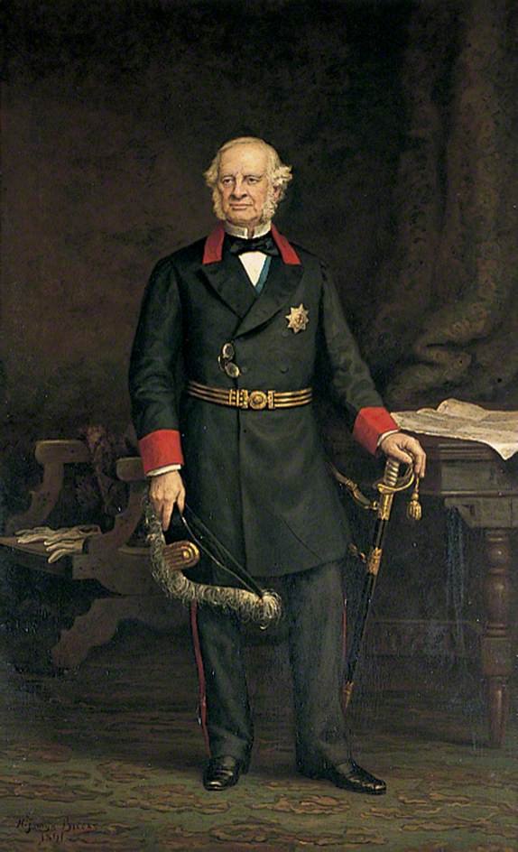 Jarl Granville 18151891, Lord Warden of the Cinque Ports af Henry Brooks