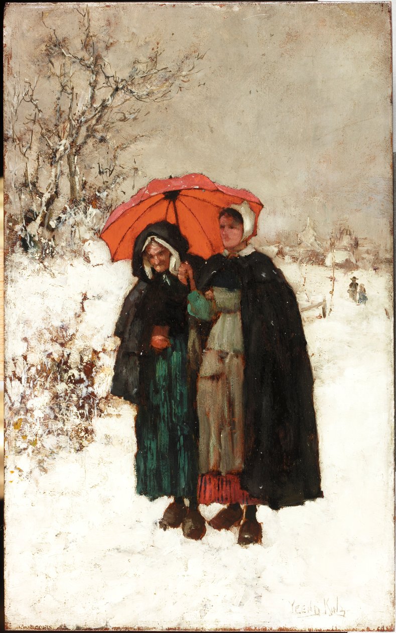Julemorgen, ca. 1900 af Henry John Yeend King