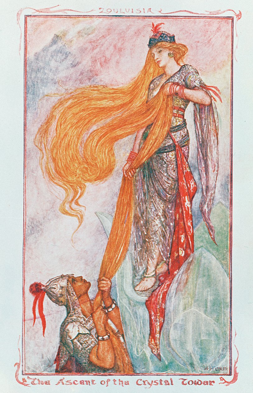 The Ascent of the Crystal Tower, illustration til 