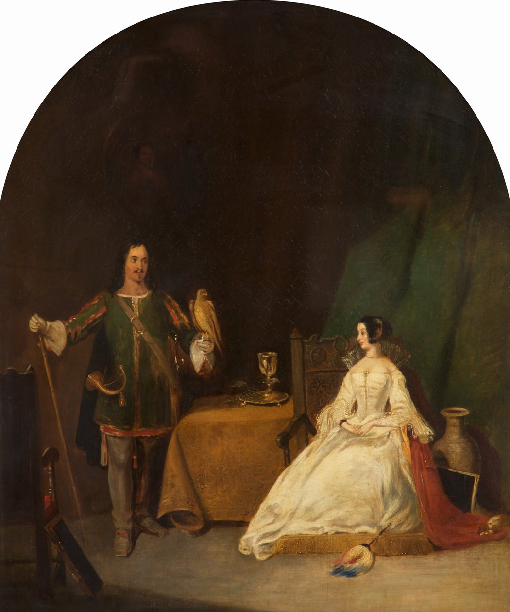 De forlovede, 1820-32 af Henry Liverseege