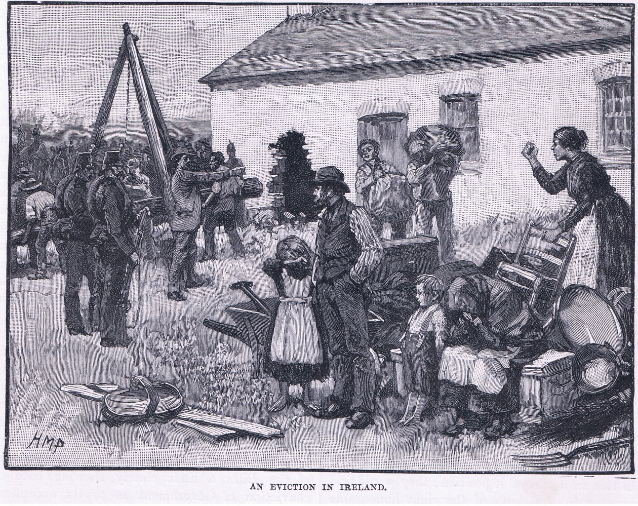 En udsættelse i Irland 1870 e.Kr af Henry Marriott Paget