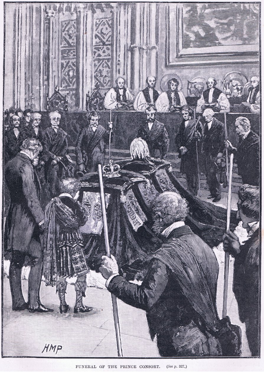 Prinsgemalens begravelse 1862 e.Kr af Henry Marriott Paget