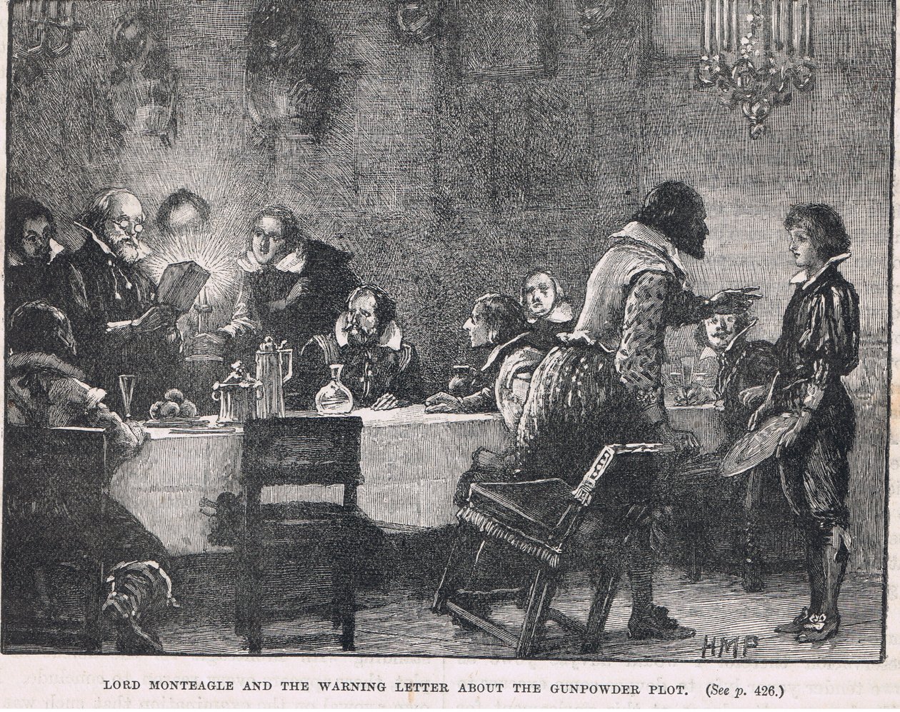 Lord Monteagle og advarselsbrevet om Krudtplottet 1605 af Henry Marriott Paget