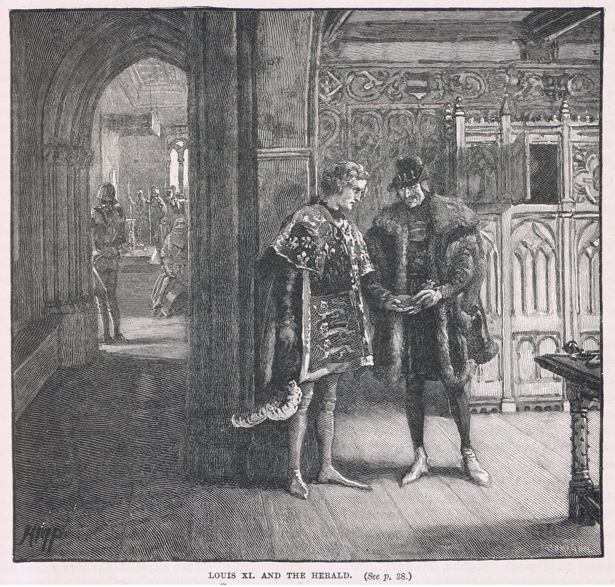 Ludvig XI og herolden af Henry Marriott Paget