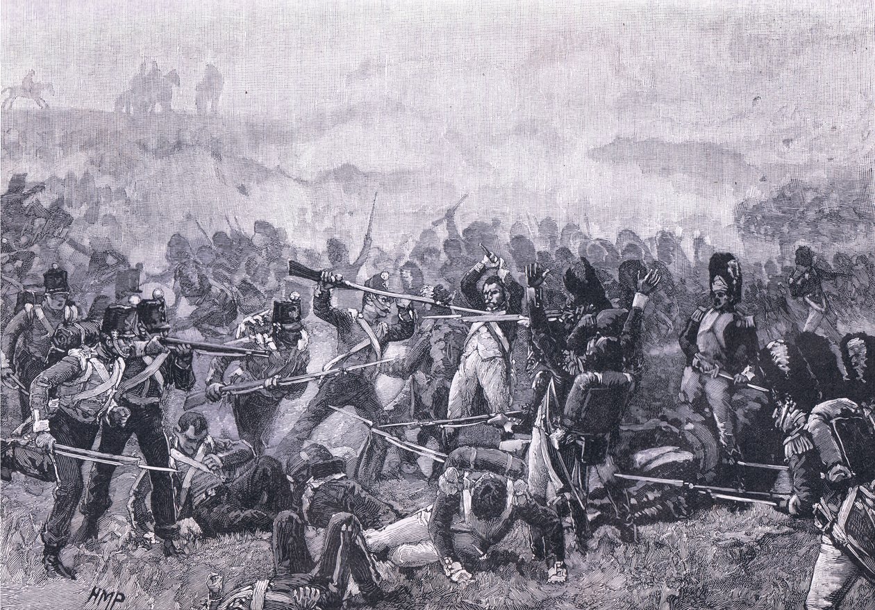 Slaget ved Waterloo AD 1815 af Henry Marriott Paget