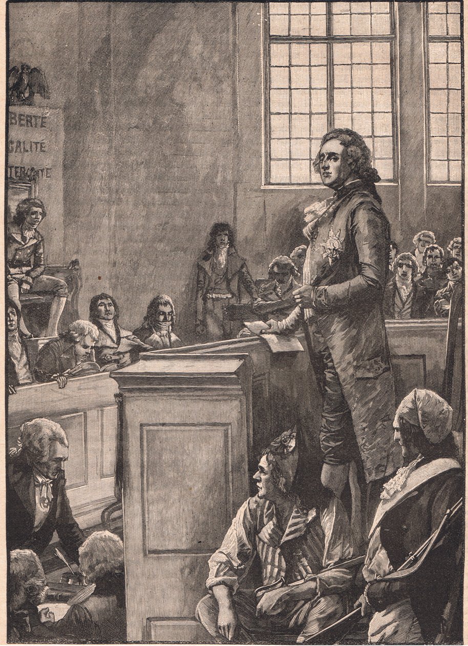 Retssagen mod Ludvig XVI af Henry Marriott Paget