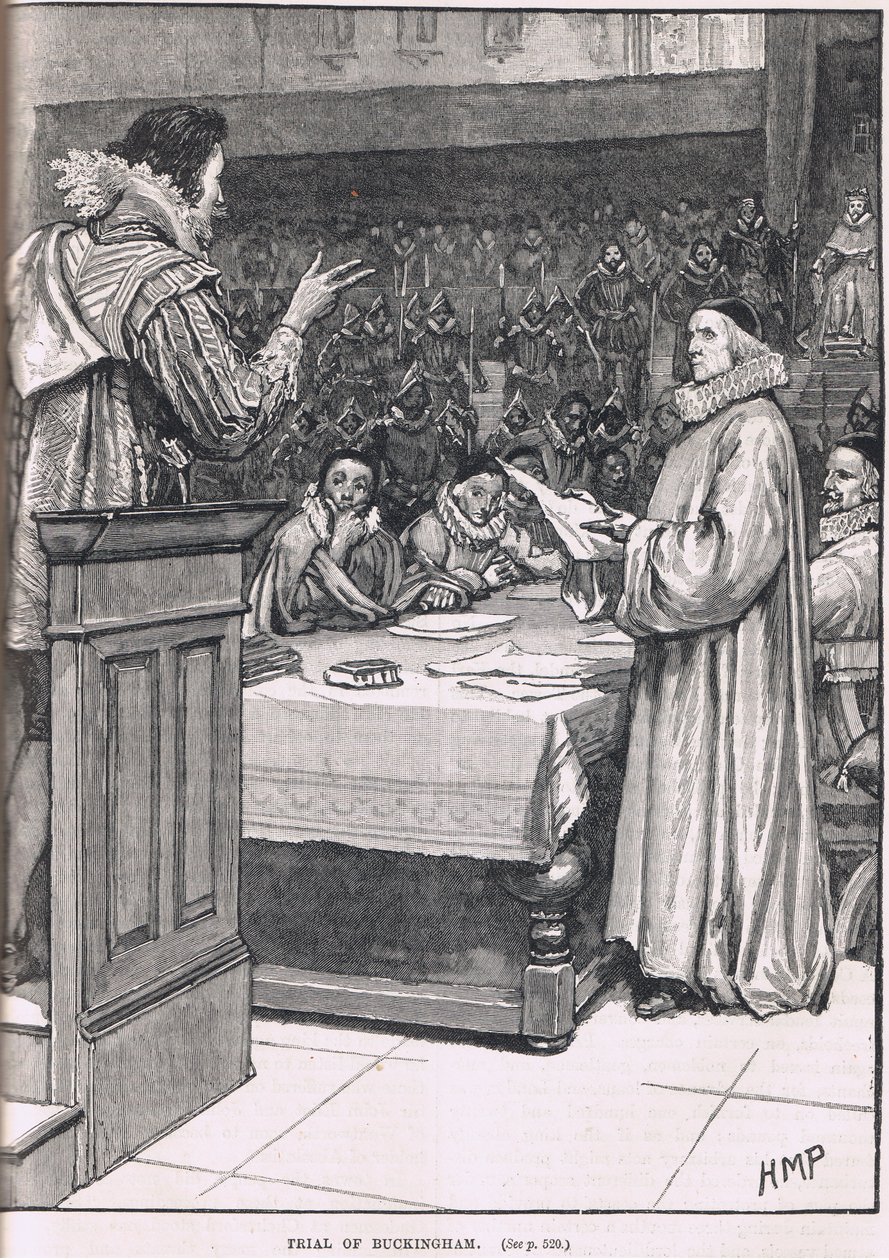 Retssagen mod Buckingham 1626 af Henry Marriott Paget