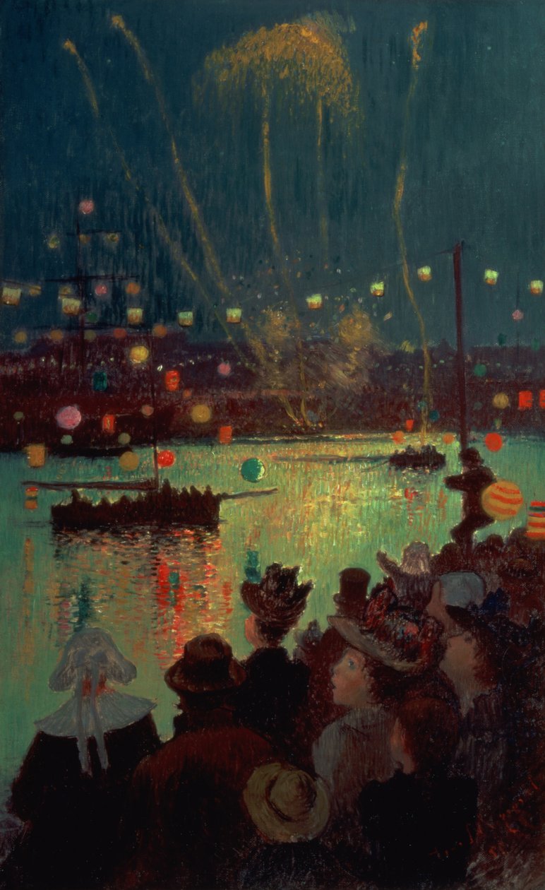 Bastilledagen i Lorient, 1892 af Henry Moret