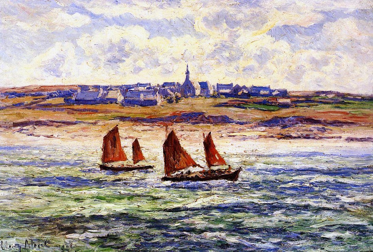 Paulgoazec, Bretagne, 1906 af Henry Moret