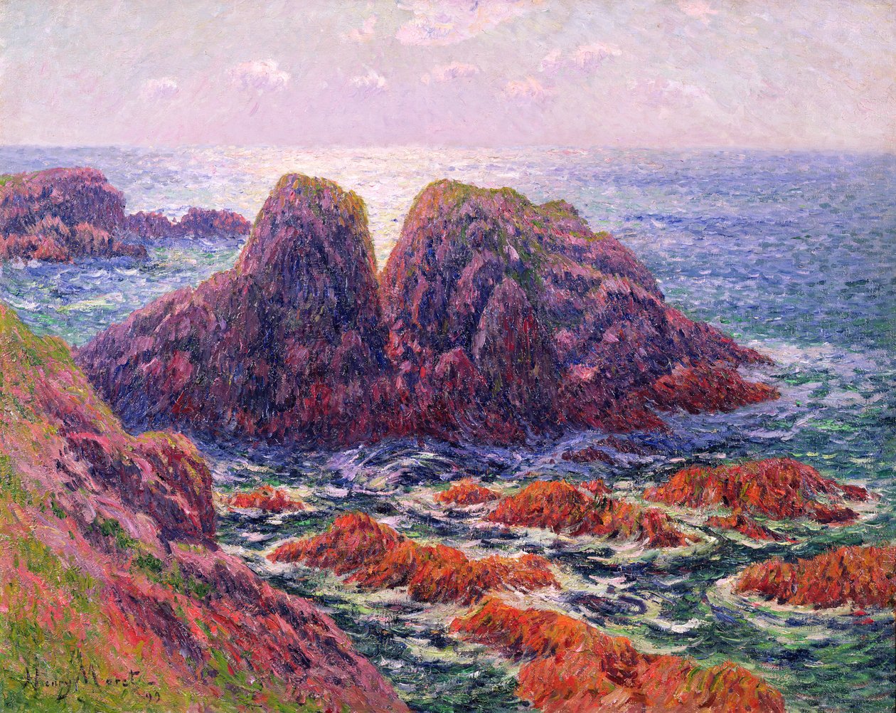 Havet ved Finistere, 1899 af Henry Moret