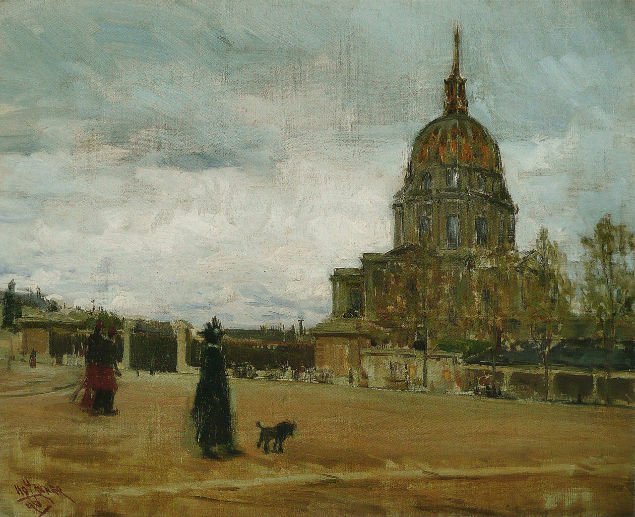 Les Invalides, Parisn Fransk: Les Invalides, Parisn af Henry Ossawa Tanner