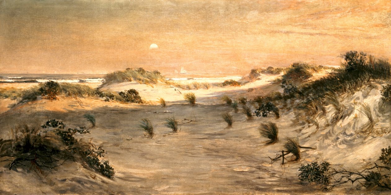 Sandklitter ved solnedgang, Atlantic City af Henry Ossawa Tanner