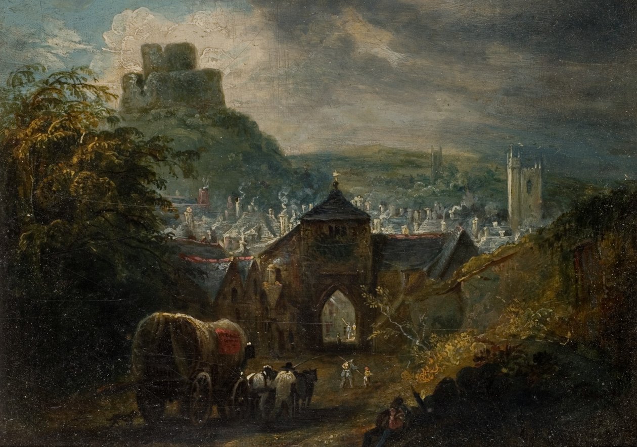 Glastonbury af Henry Perlee Parker
