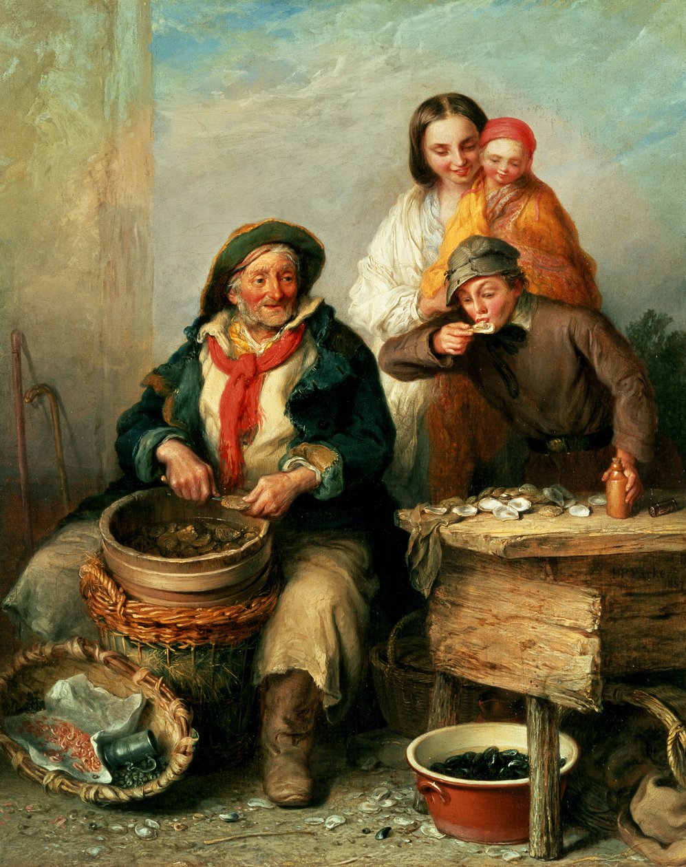 Østers, unge Sir af Henry Perlee Parker