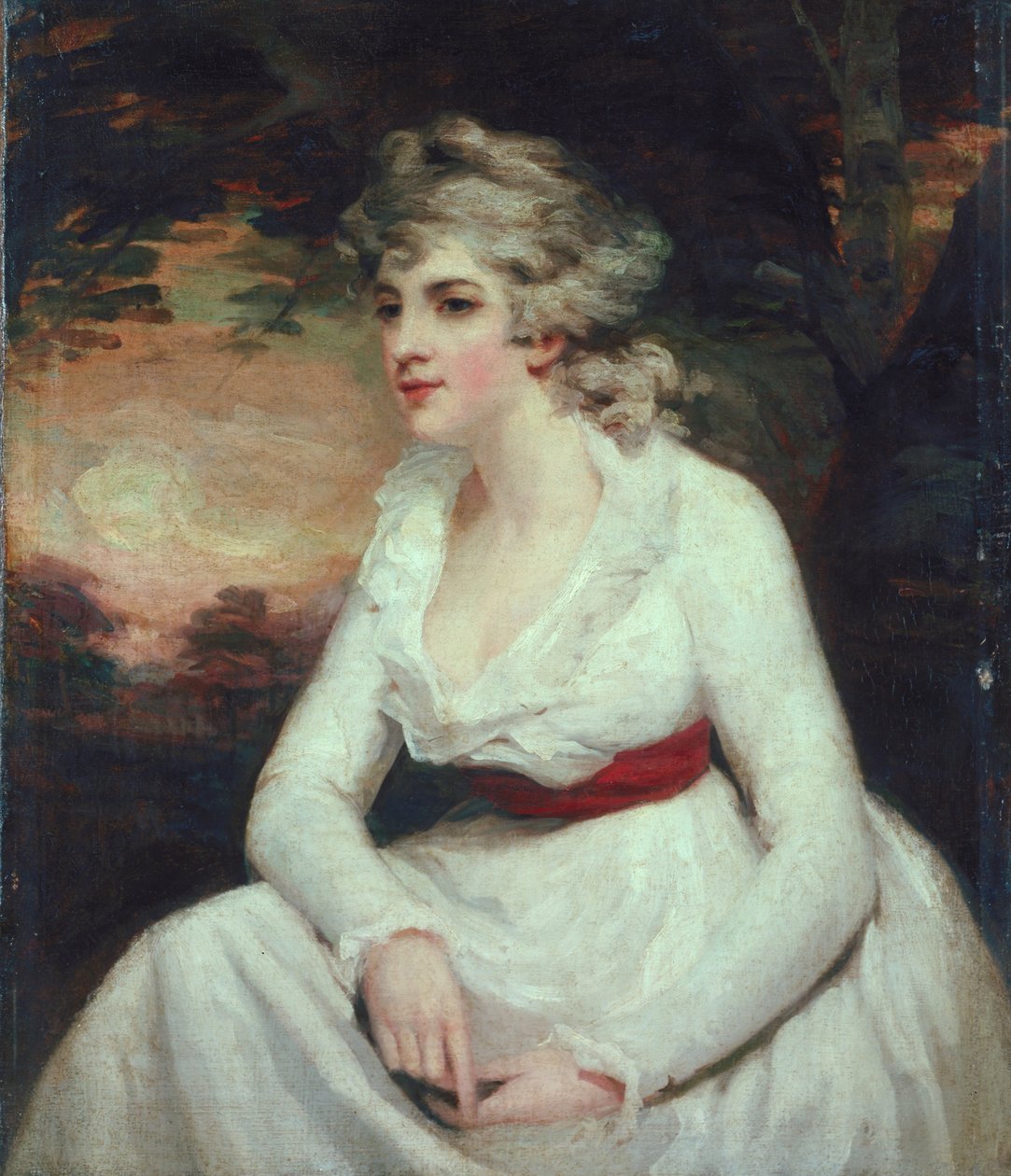 Lady Elizabeth Crichton, senere viscountess Mount-Stuart, ca.1791 af Henry Raeburn