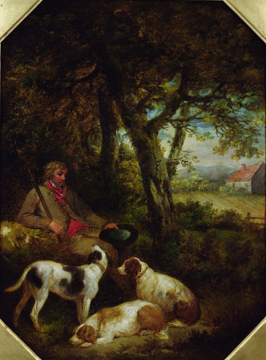 Den trætte sportsmand af Henry Robert Morland