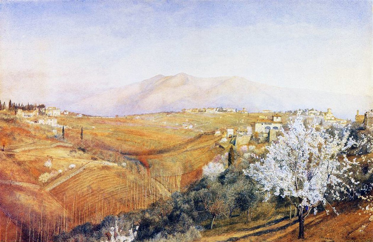 Toscana, Italien, 1886 af Henry Roderick Newman