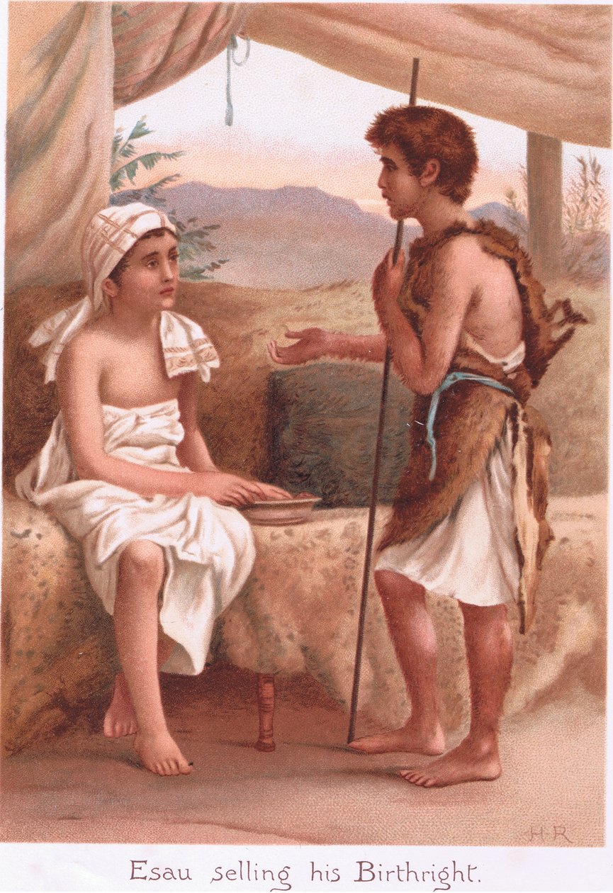 Esau sælger sin førstefødselsret af Henry Ryland
