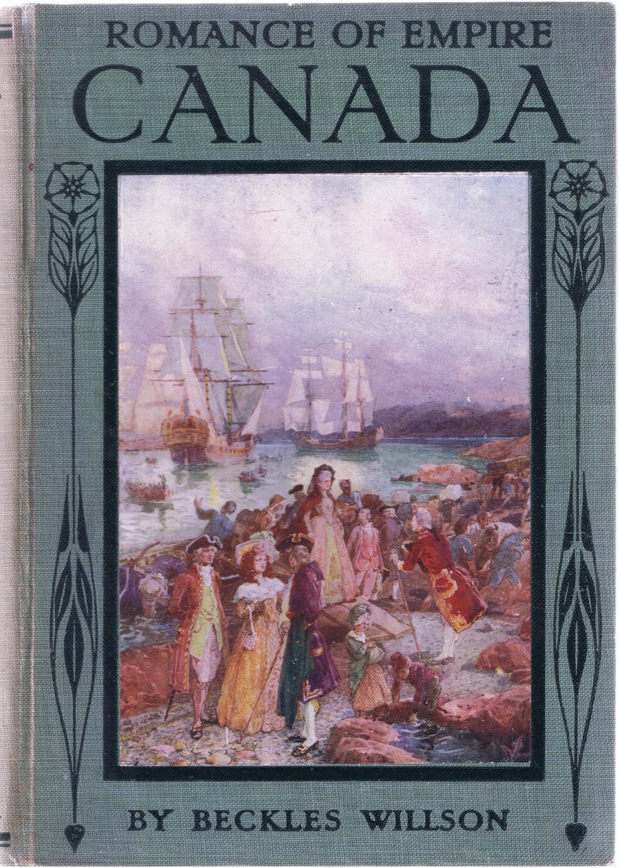 Forsiden af Romance of Canada, ca. 1920 af Henry Sandham