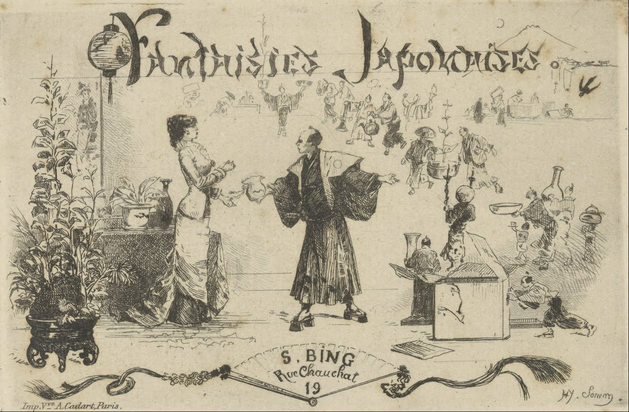 Japanske fantasier, S. Bing, Rue Chauchat af Henry Somm