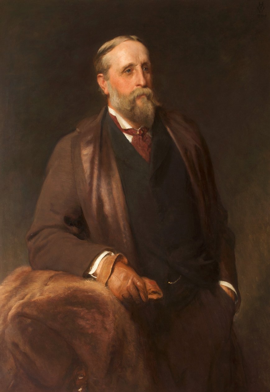 Portræt af J. F. Cheetham, ca. 1880-90 af Henry Tanworth Wells