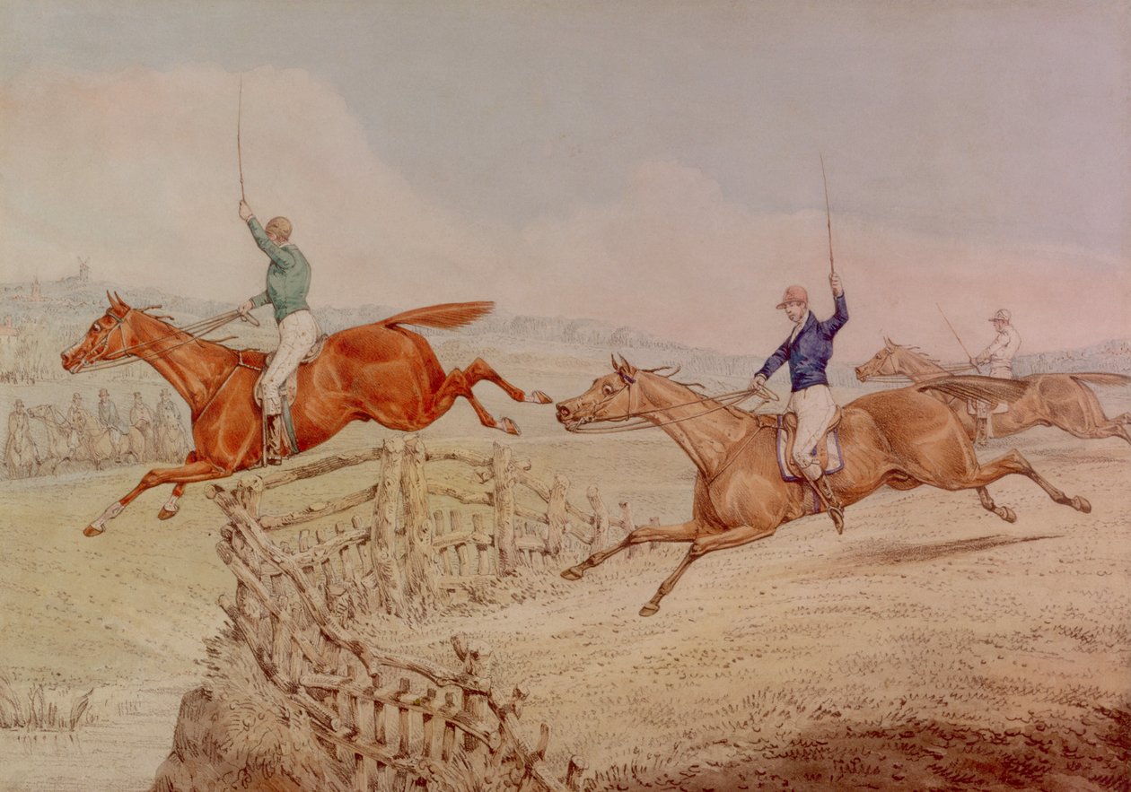 Hoppe et hegn af Henry Thomas Alken