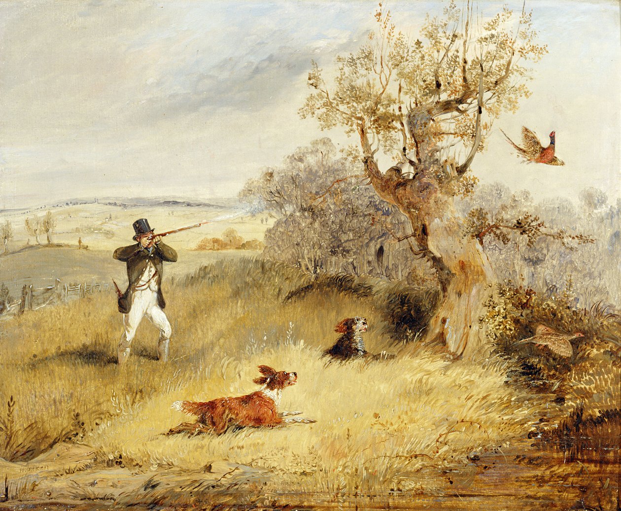 Fasanskydning af Henry Thomas Alken