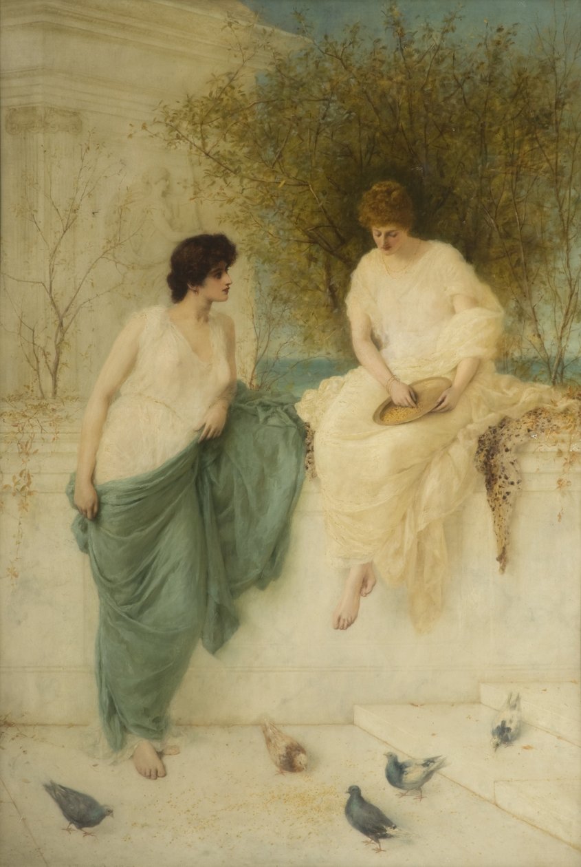 Fodring af duerne af Henry Thomas Schafer