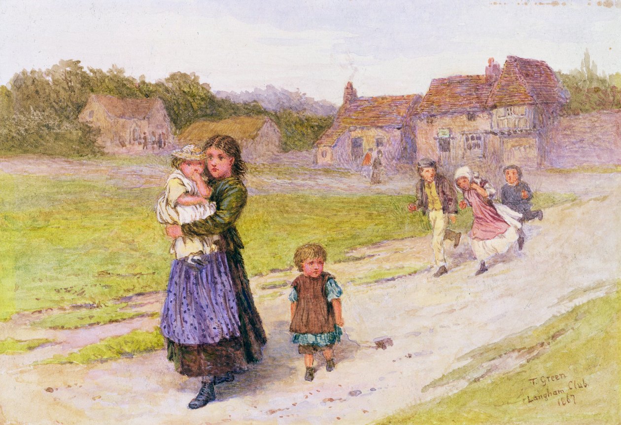 Efterskole, 1867 af Henry Towneley Green
