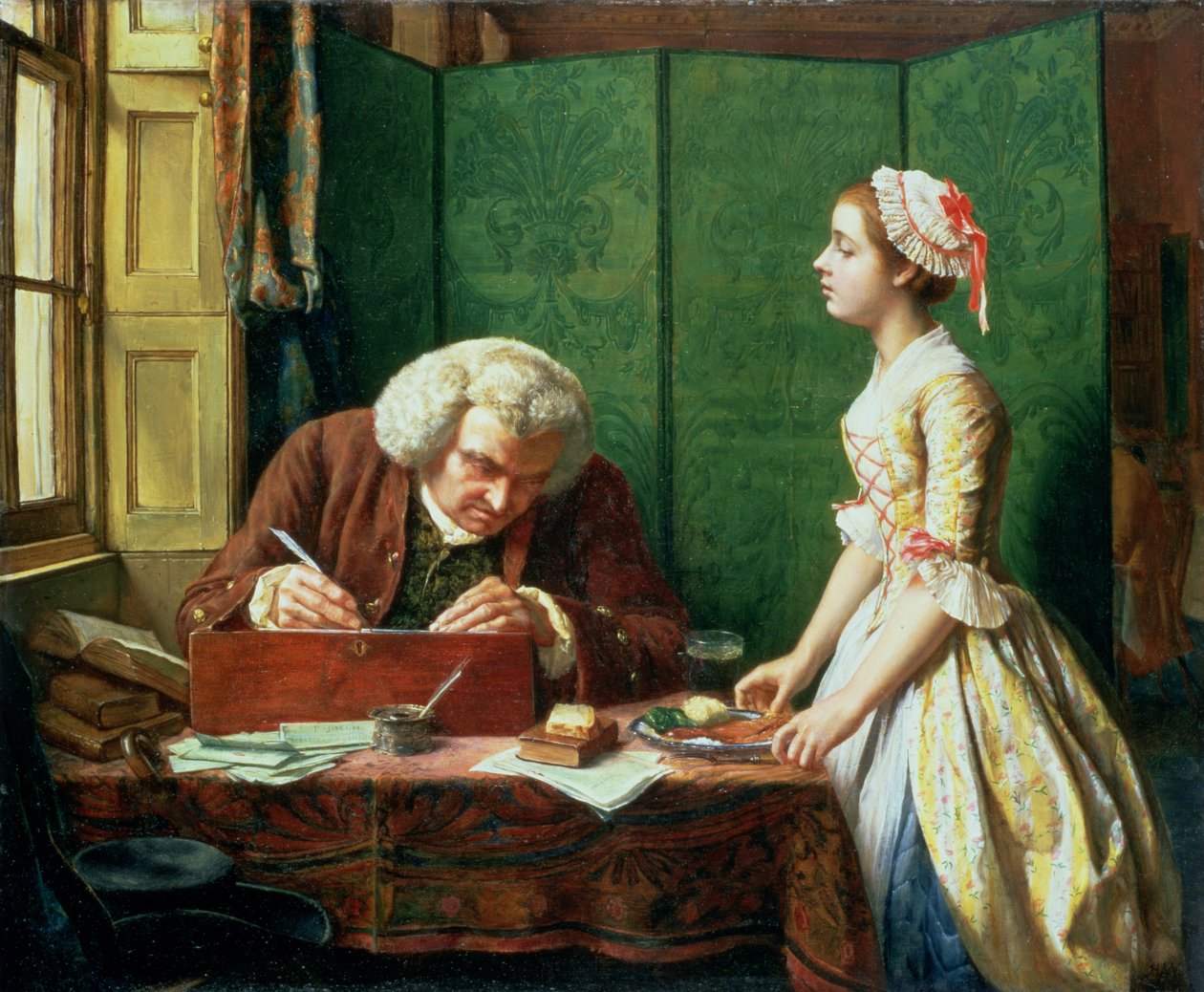 Dr. Johnson (1709-84) hos Cave