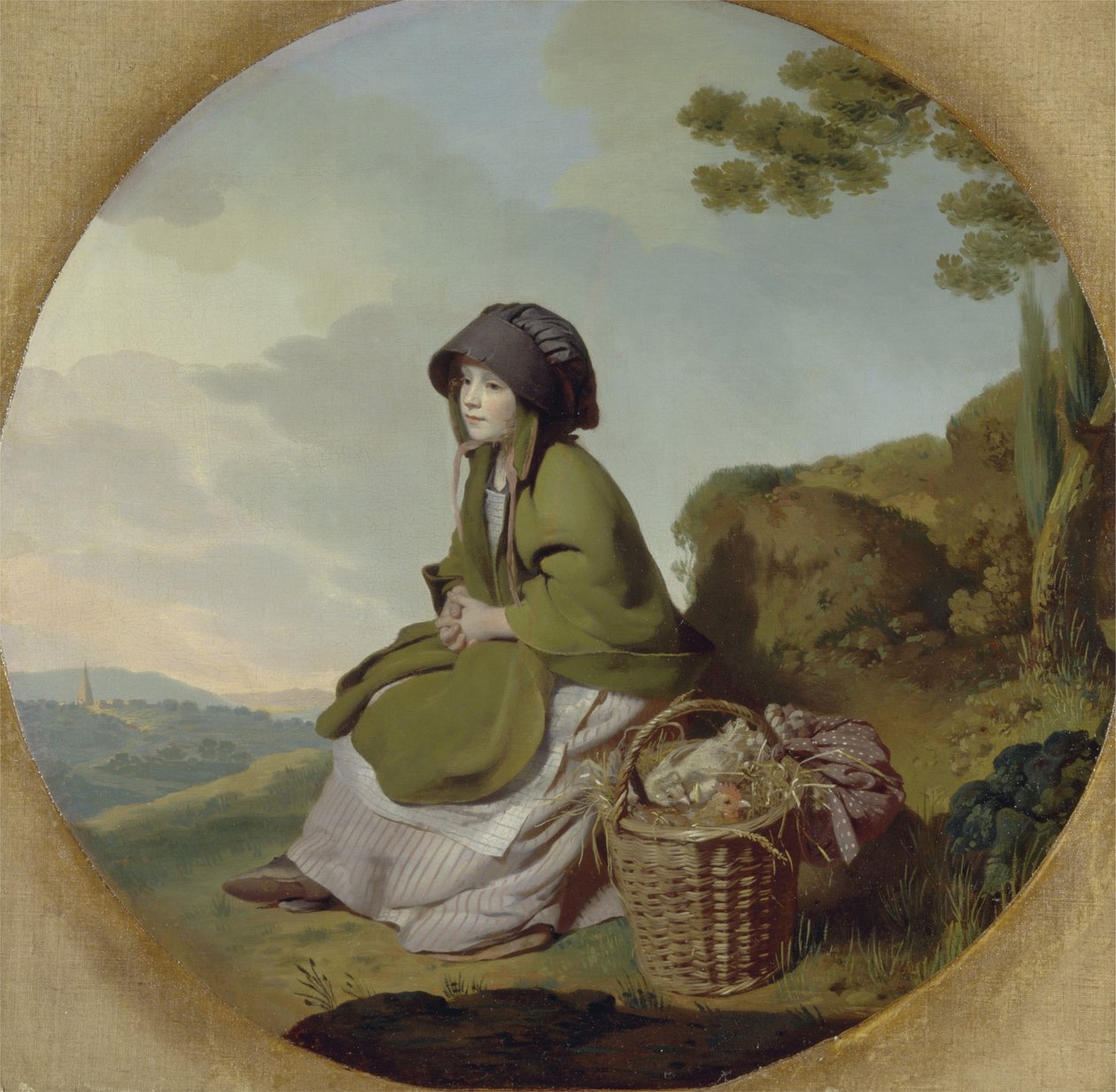 Markedspige (sølvalderen) c.1776-77 af Henry Walton