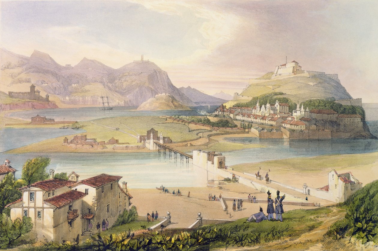 San Sebastian, 1838 af Henry Wilkinson