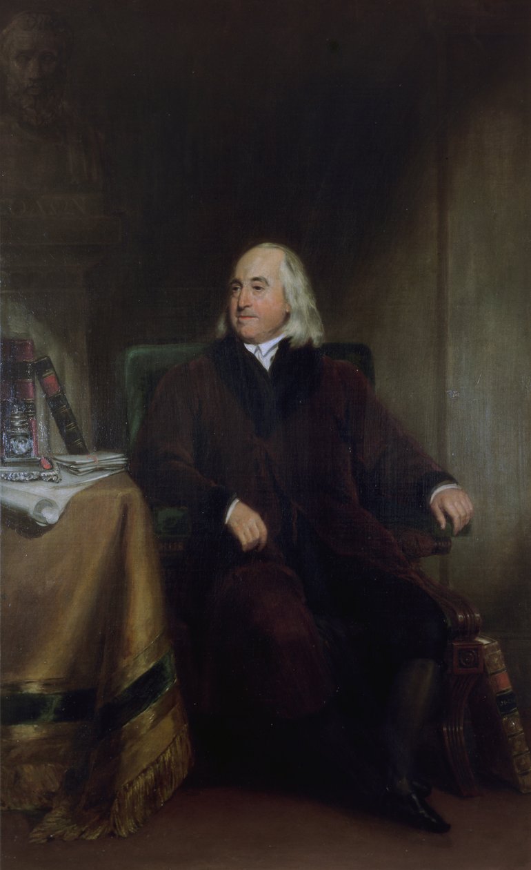 Jeremy Bentham, ca.1829 af Henry William Pickersgill