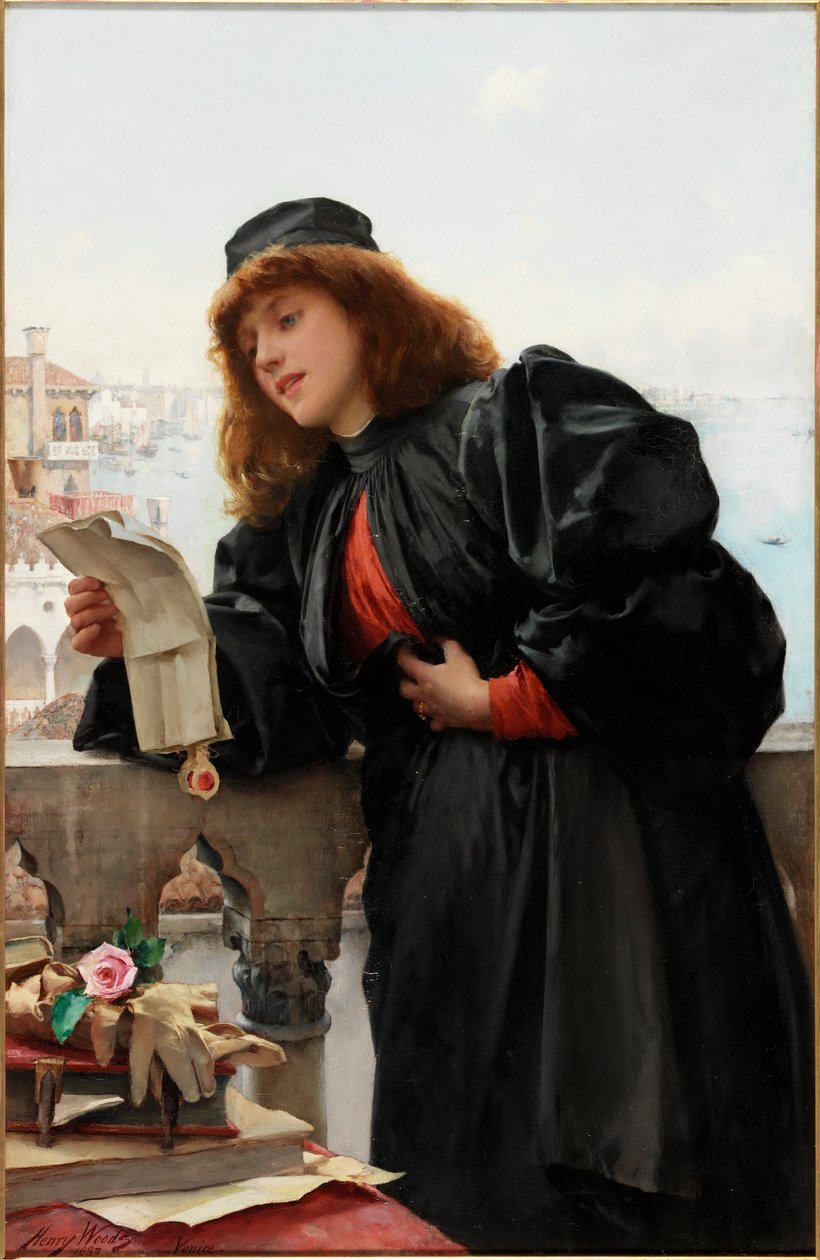 Portia, 1887 af Henry Woods
