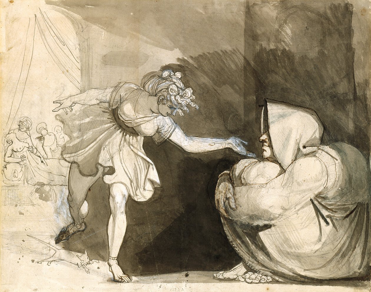 Galinthias overliste Eileithyia ved at annoncere Herakles