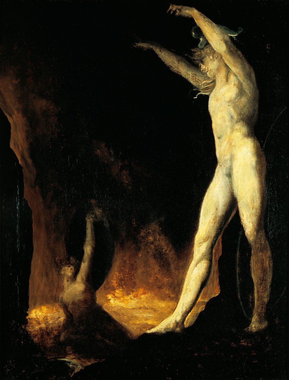 Satan kalder til Beelzebub af Johann Heinrich Füssli