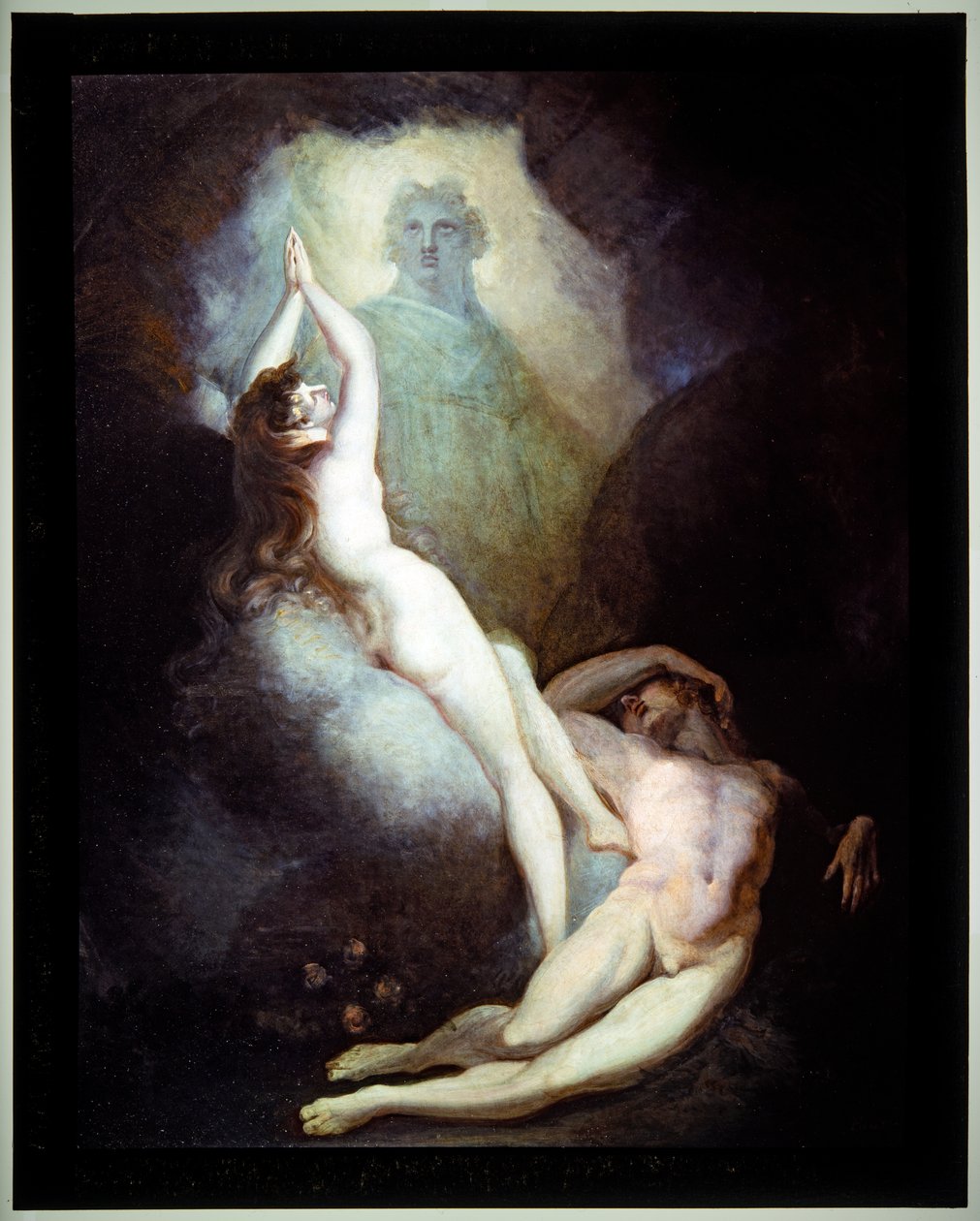 Evas skabelse (olie på lærred) af Henry (1741 1825) Fuseli