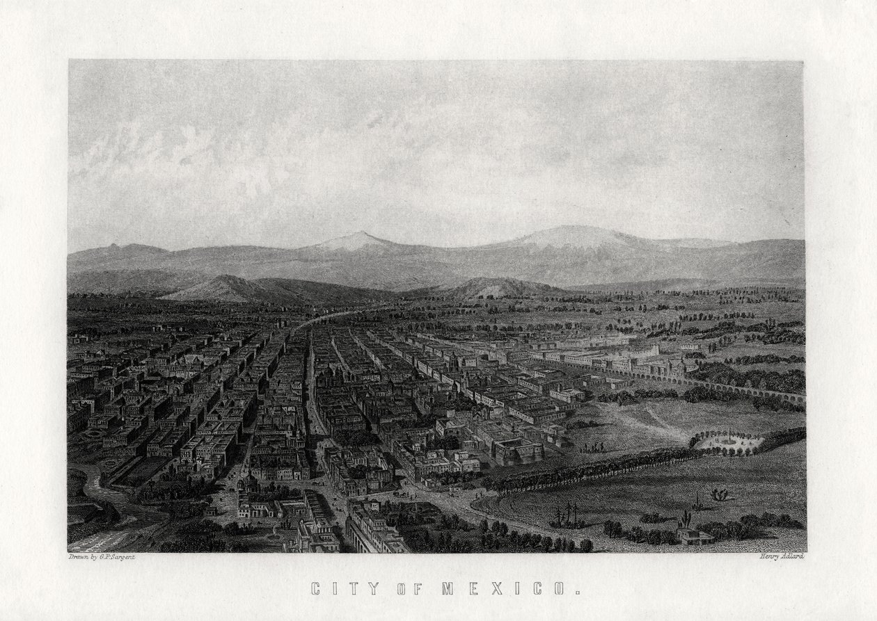 Byen Mexico, 1883 af Henry Adlard