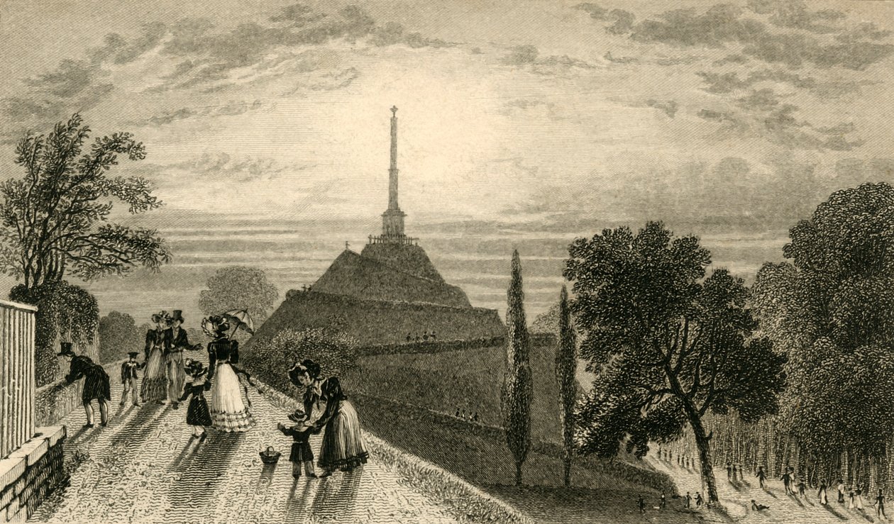 Danejohn Hill, c1829. af Henry Adlard